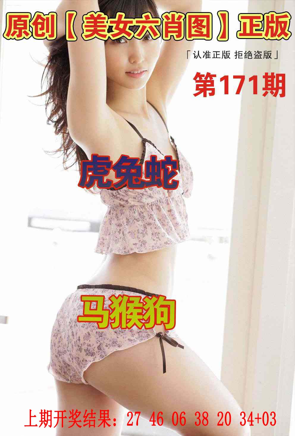 美女六肖图……